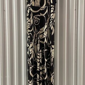 Ralph Lauren Brown and Cream Floral Jumpsuit Size XL